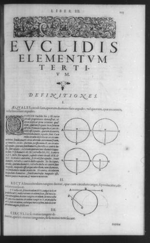 First Volume - Commentary on Euclid - III - Page 105
