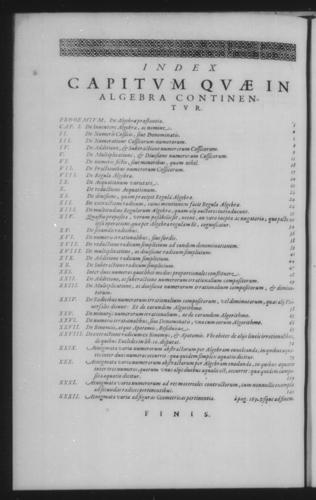 Second Volume - Algebra - Table of contents - Page 182