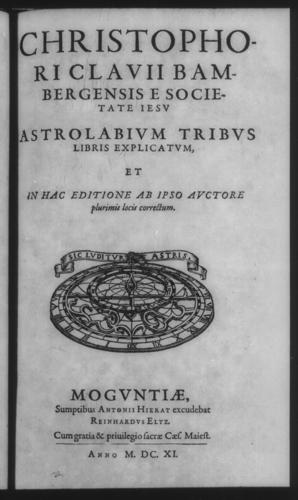 Third Volume - Astrolabe - Title page - Page 1