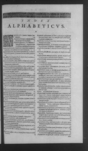 Fifth Volume - Roman Calendar of Gregory XIII - Alphabetical index - Page 609