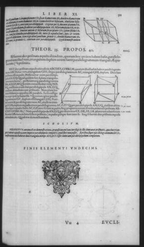 First Volume - Commentary on Euclid - XI - Page 511