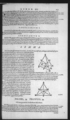 First Volume - Commentary on Euclid - XV - Page 607