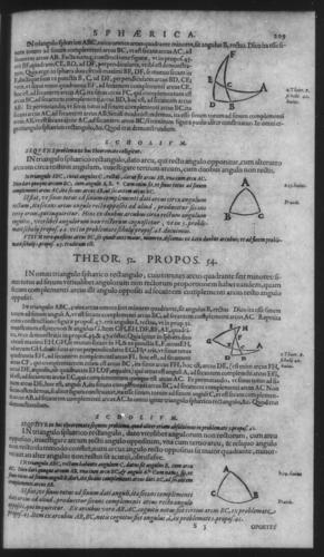 First Volume - Spherical Triangles - Contents - Page 209