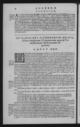Second Volume - Algebra - Contents - Page 58