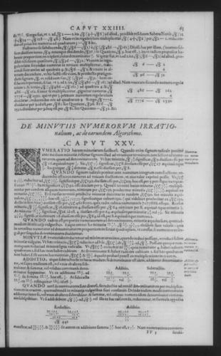 Second Volume - Algebra - Contents - Page 65