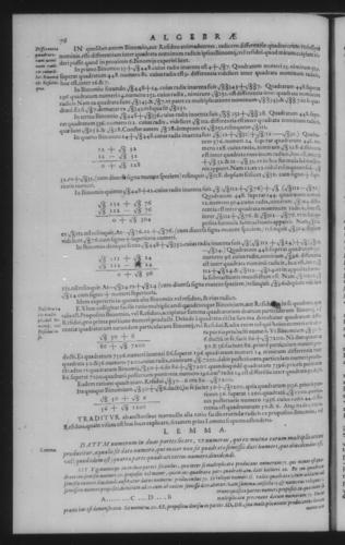 Second Volume - Algebra - Contents - Page 76
