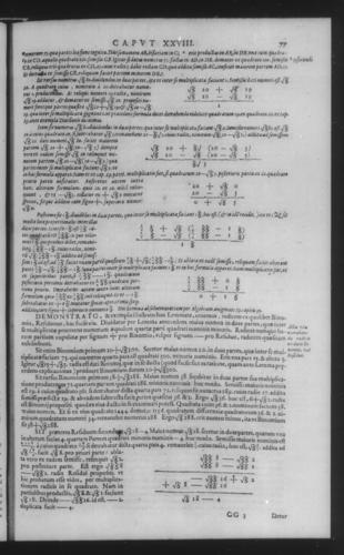 Second Volume - Algebra - Contents - Page 77