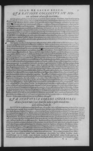 Third Volume - Commentary on John of Holywood's Spheres - I - Page 31