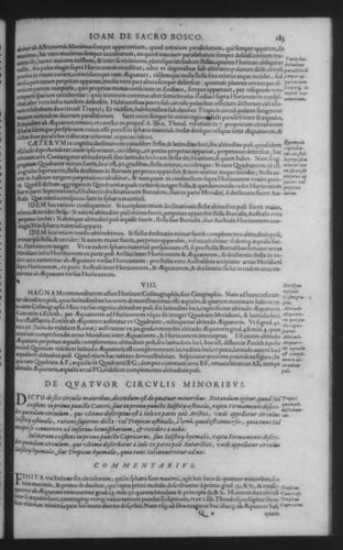 Third Volume - Commentary on John of Holywood's Spheres - II - Page 183