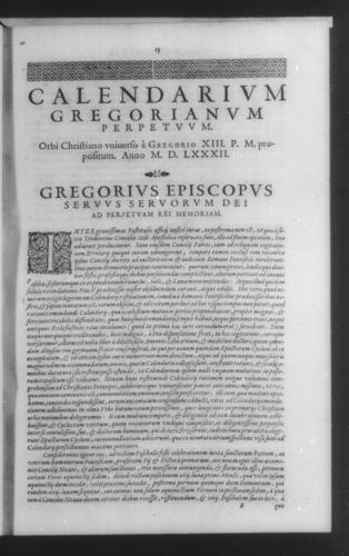 Fifth Volume - Roman Calendar of Gregory XIII - Calendar - Page 13