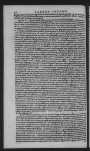 Fifth Volume - Roman Calendar of Gregory XIII - Calendar - Page 516