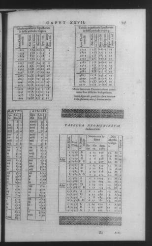 Fifth Volume - Roman Calendar of Gregory XIII - Calendar - Page 541