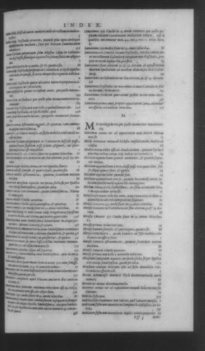 Fifth Volume - Roman Calendar of Gregory XIII - Alphabetical index - Page 617
