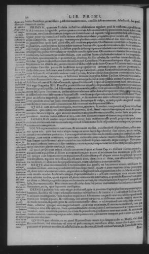 Fifth Volume - Apology against Michael Maestlin - Contents - Page 20