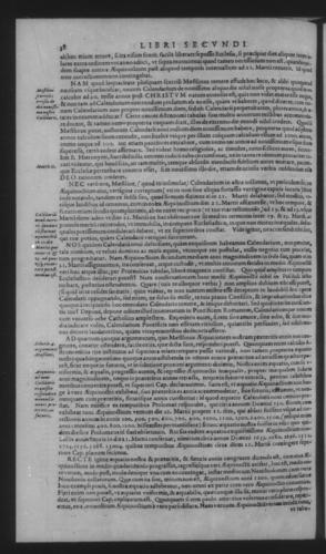 Fifth Volume - Apology against Michael Maestlin - Contents - Page 38