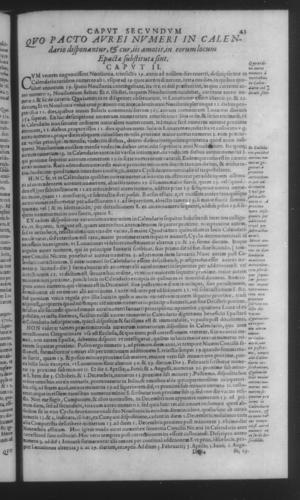 Fifth Volume - Apology against Michael Maestlin - Contents - Page 43