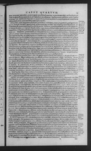 Fifth Volume - Apology against Michael Maestlin - Contents - Page 73