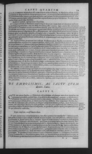 Fifth Volume - Apology against Michael Maestlin - Contents - Page 79