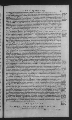 Fifth Volume - Apology against Michael Maestlin - Contents - Page 85